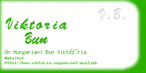 viktoria bun business card